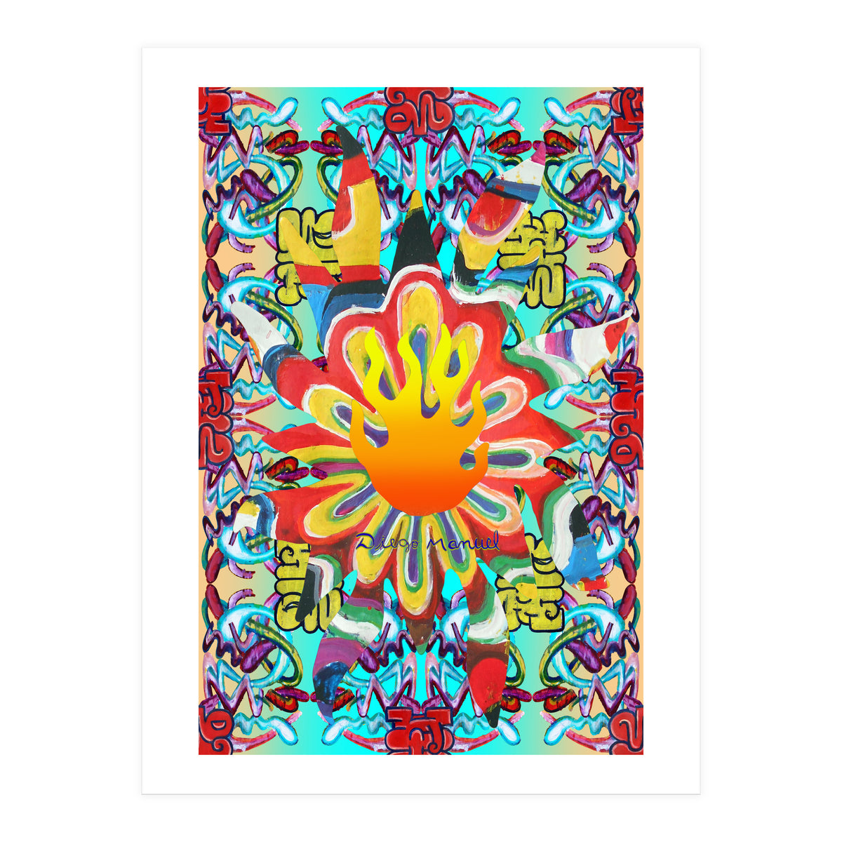 Fuego Y Graffiti 39 (Print Only)