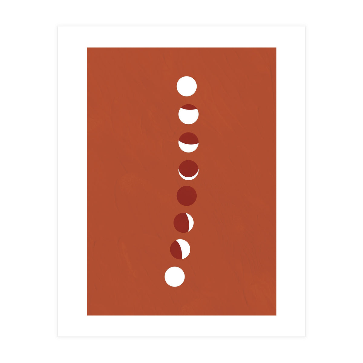 Lunar Eclipse Moon Phases I (Print Only)