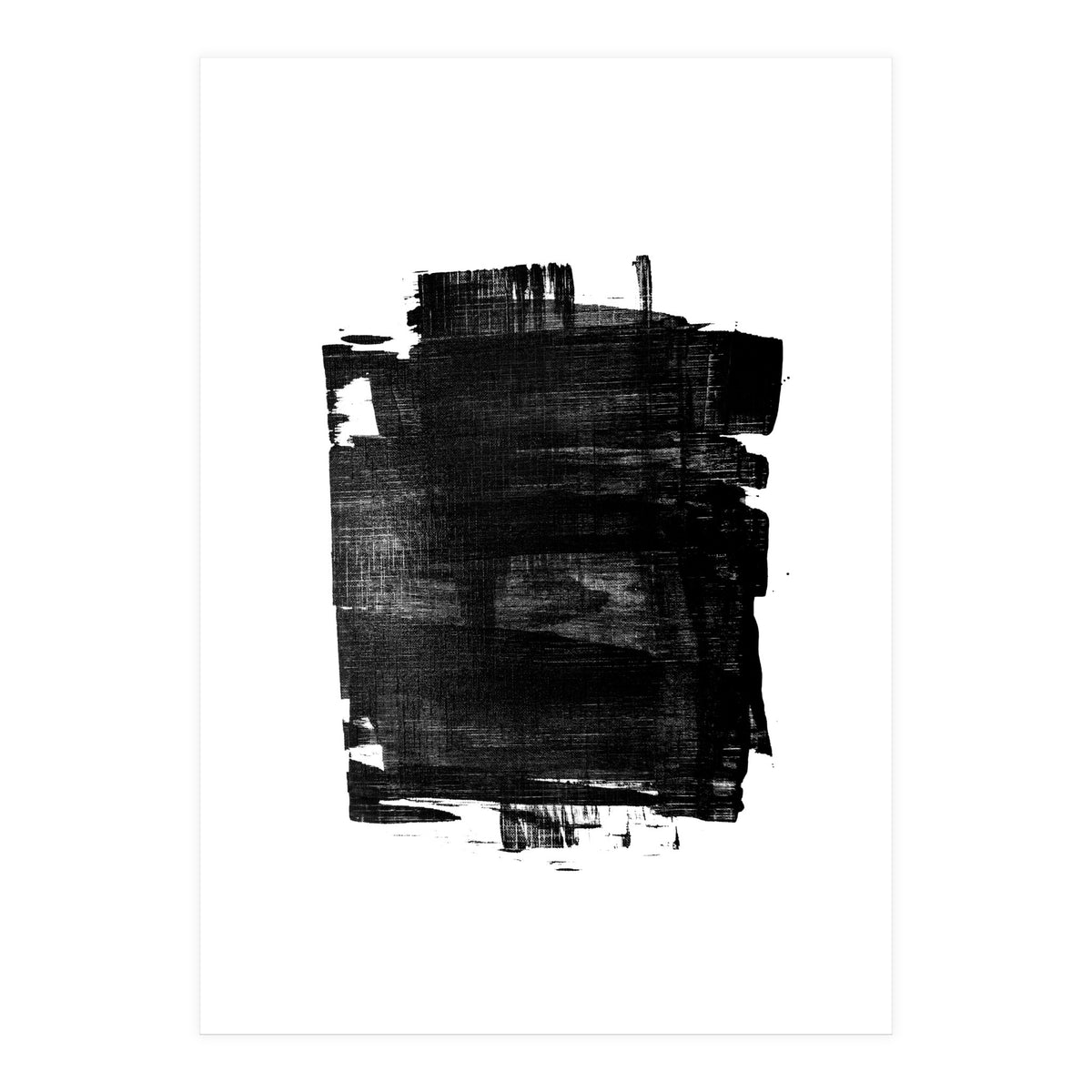 Minimalist Textured Brushstroke Art #1 (Print Only)