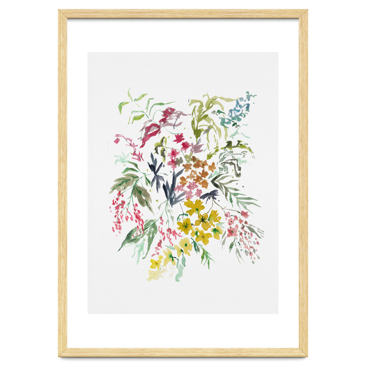 Autumn Bush Watercolour