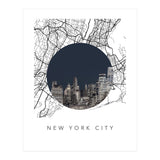 New York City Streets Collage (Print Only) thumbnail