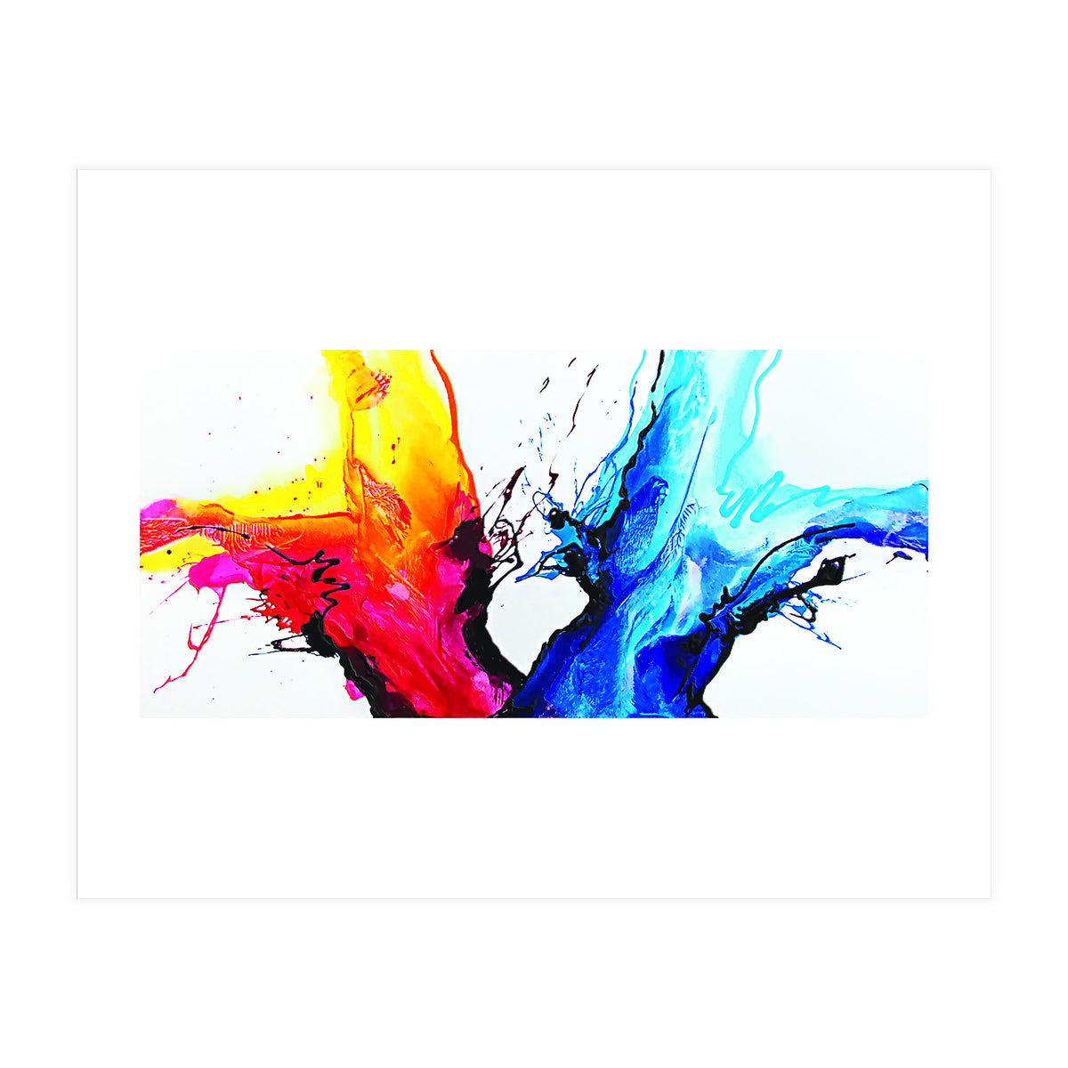 Abstract Art Britto - Qb292 (Print Only)