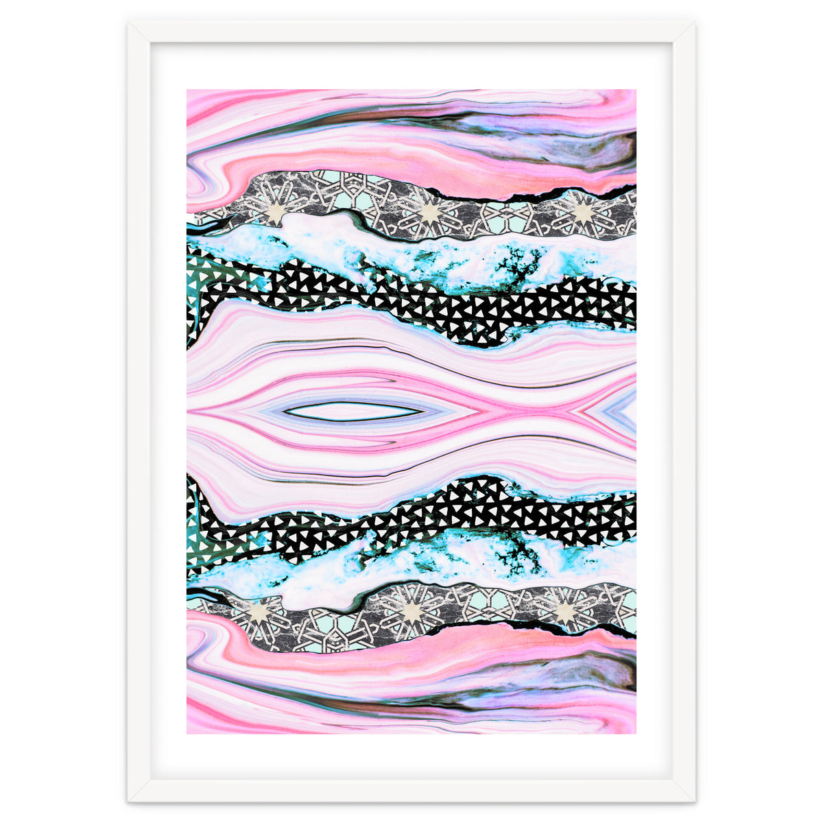 Abstract shapes of marble and patterns