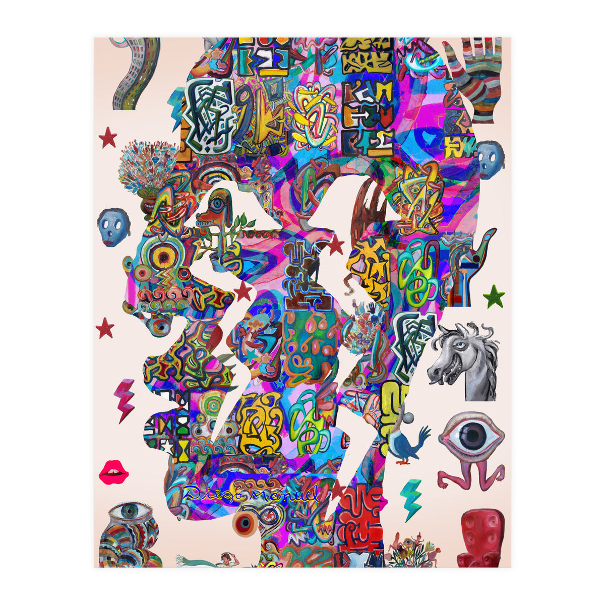 Perfil Con Rayos B 2 (Print Only)