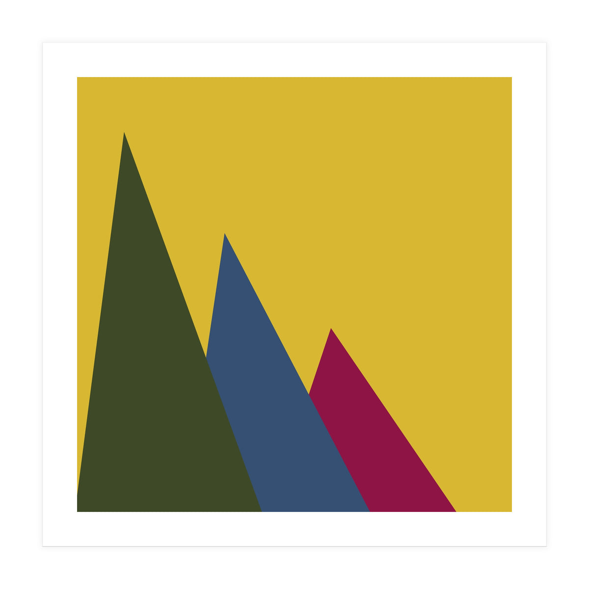 Abstract modern forest (Print Only)