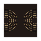 Golden circles | abstract minimal (Print Only) thumbnail