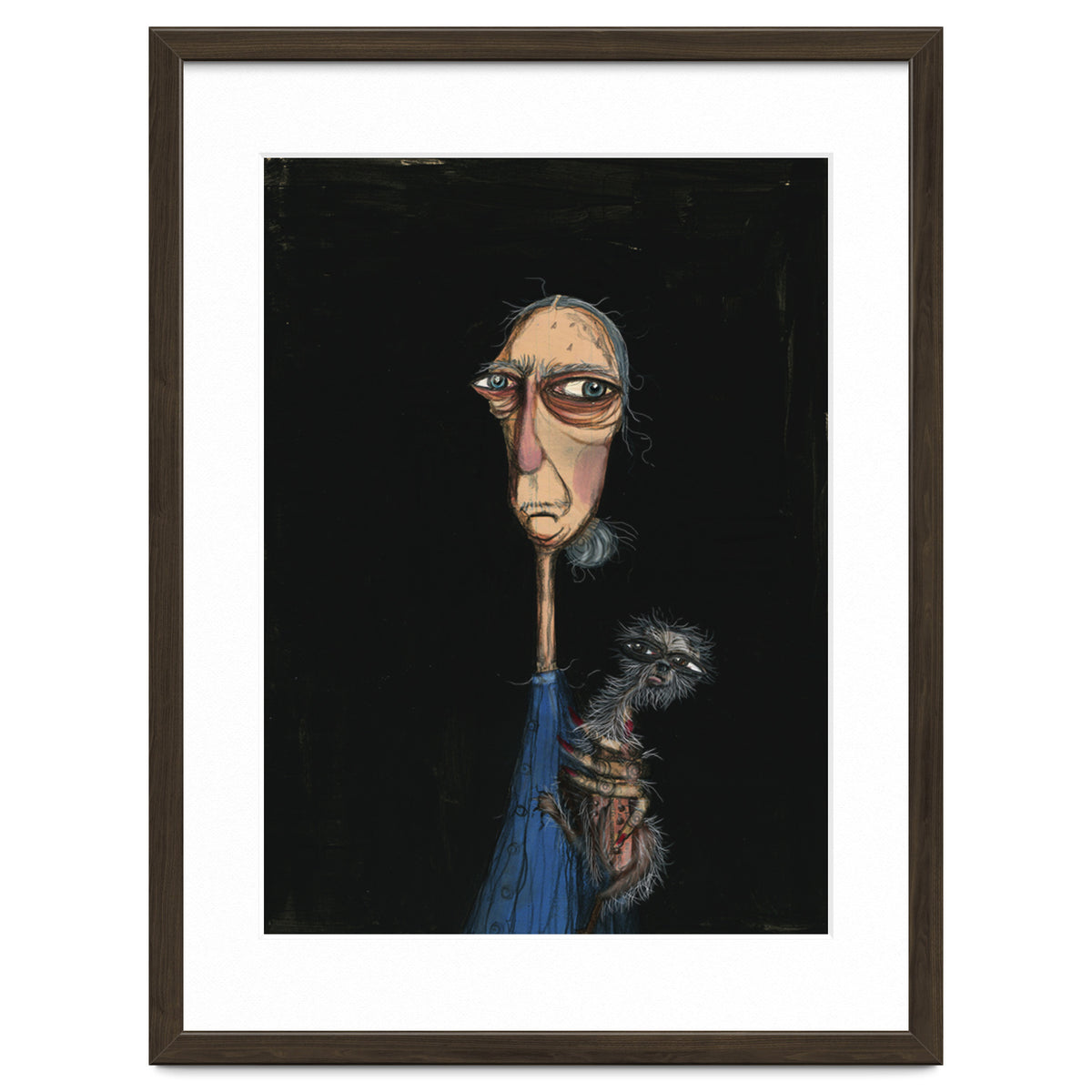 Woman Holding A Chihuahua