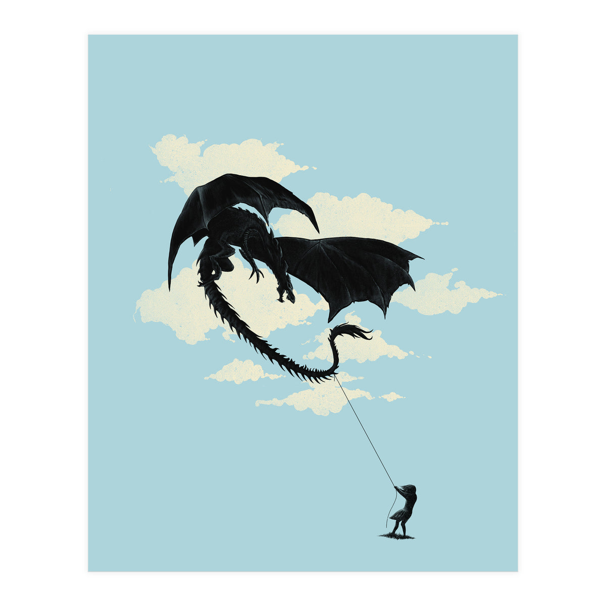 LITTLE GIRL PLAYING (Print Only)