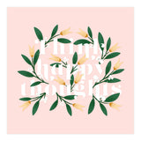 Think Happy Thoughts (Print Only) thumbnail