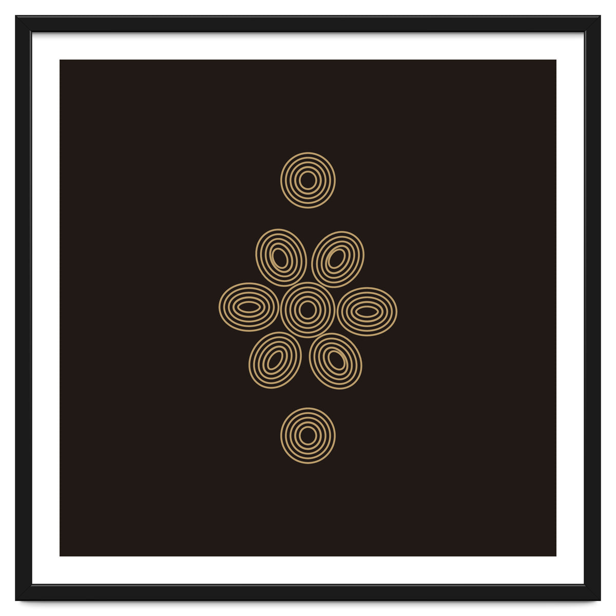 Geometric flower | minimal lines