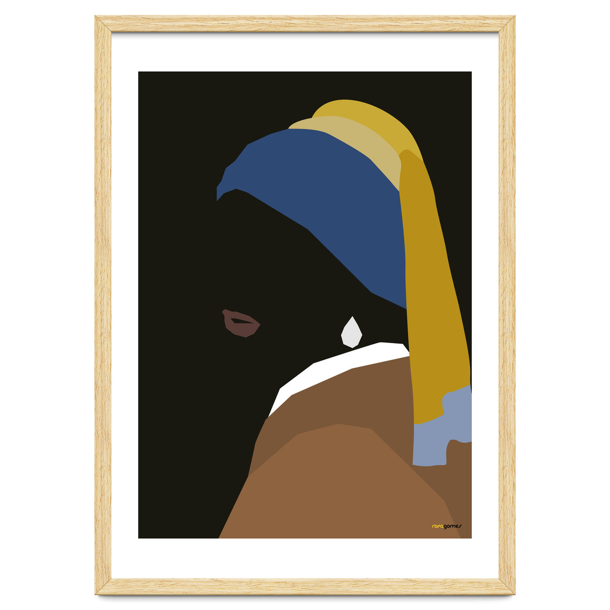 Girl with a Pearl Earring Minimalist