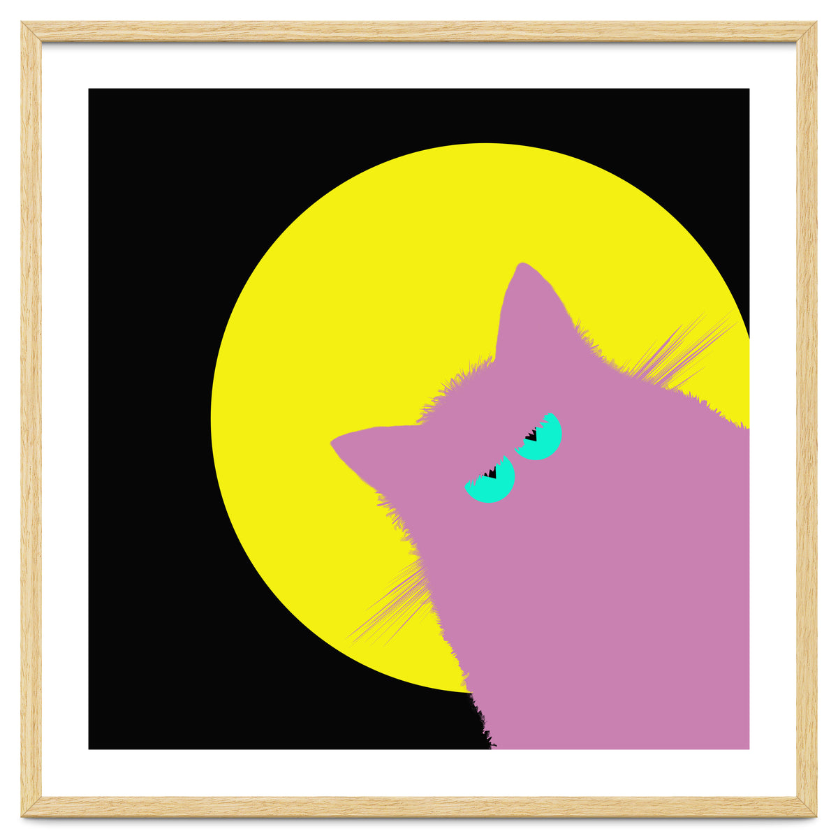 Full Moon Lilac Cat