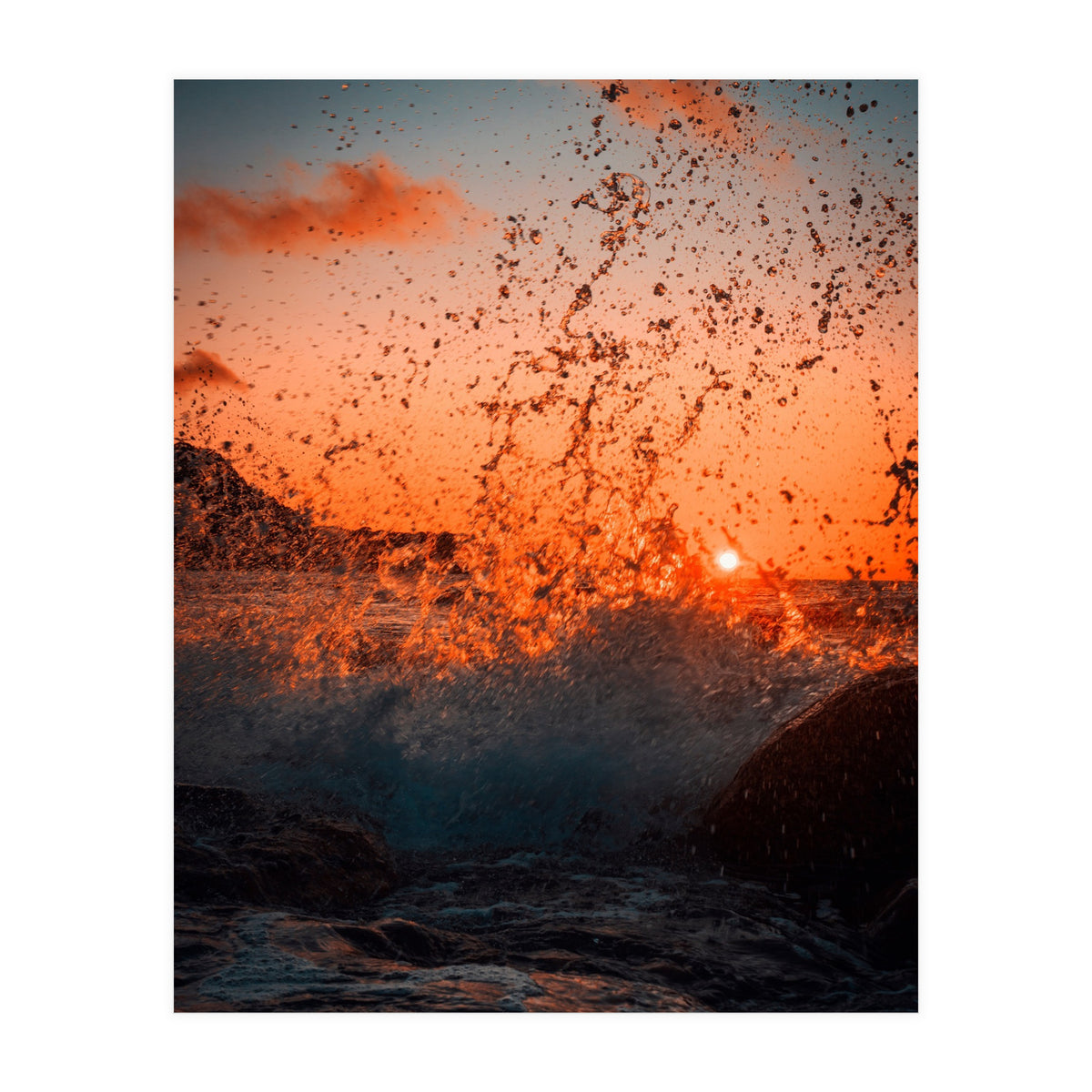 SUNSET WAVE (Print Only)