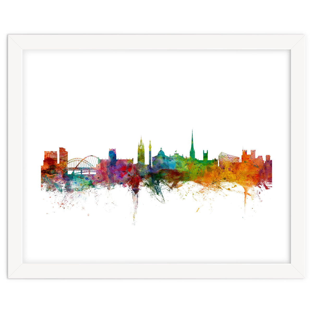 Newcastle England Skyline