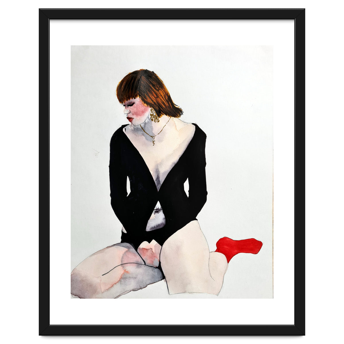 Untitled #95 Red Socks