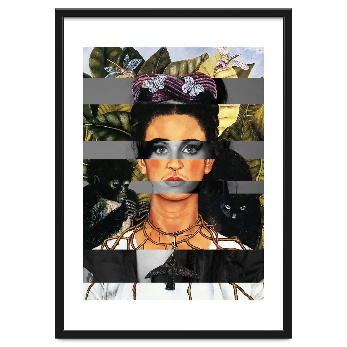 Frida's Self Portrait With Thorn Necklace & Amy Winehouse