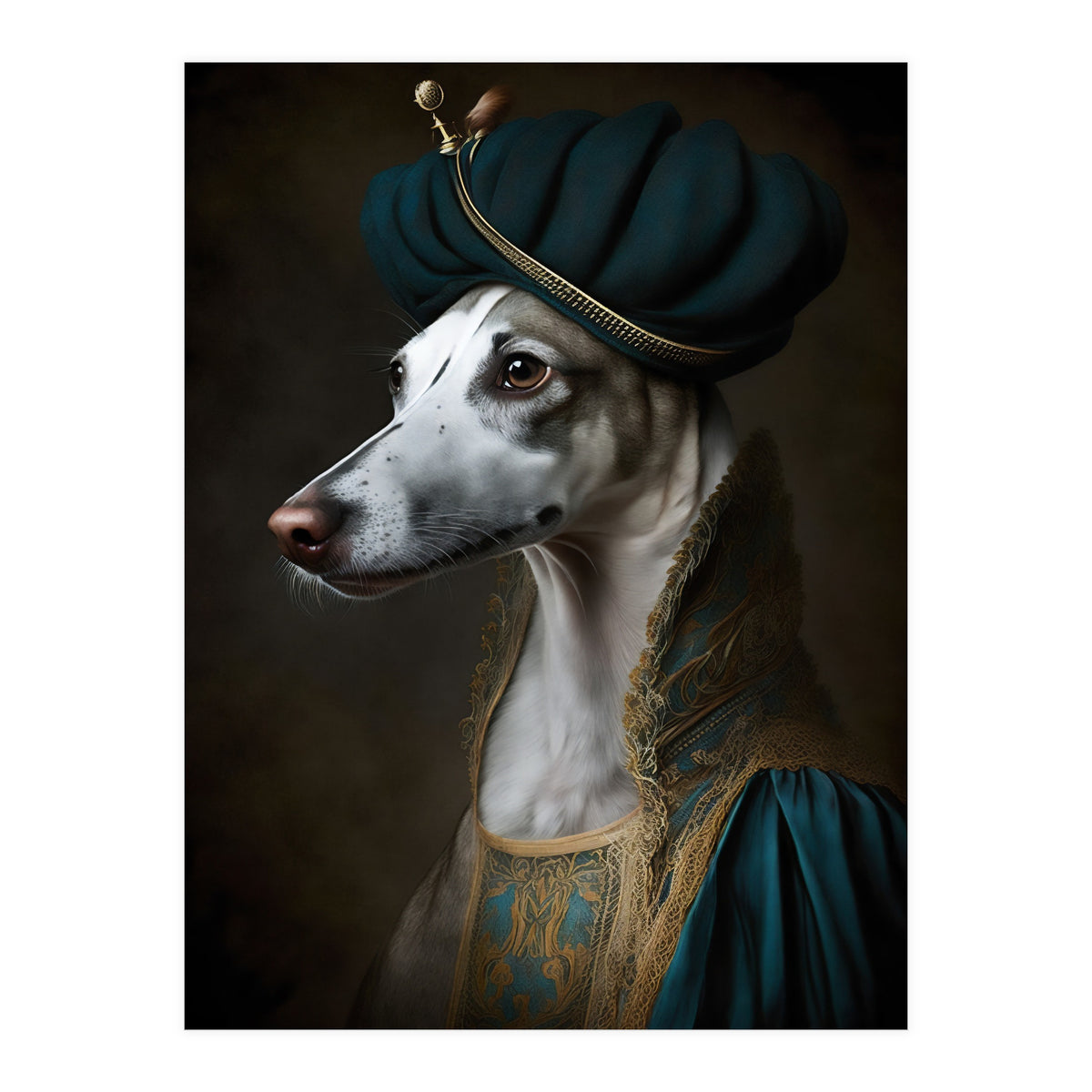 Regal Whippet (Print Only)