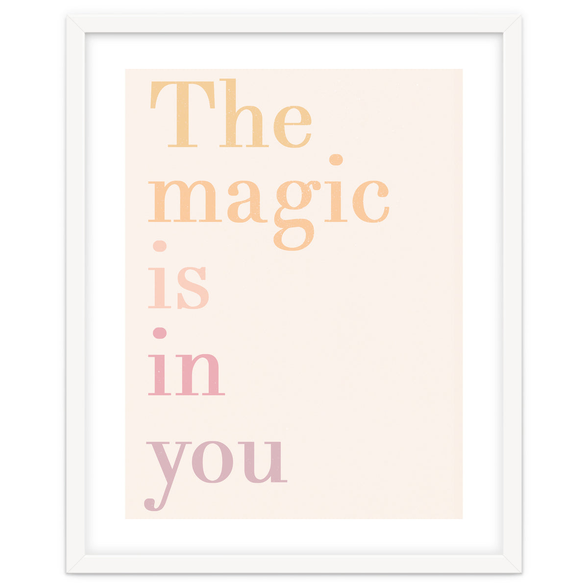 The Magic Is In You, Pastel
