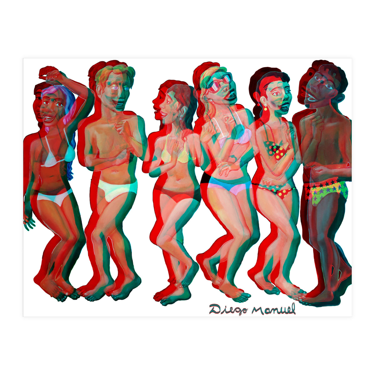 Fiesta En La Playa 2 1 (Print Only)