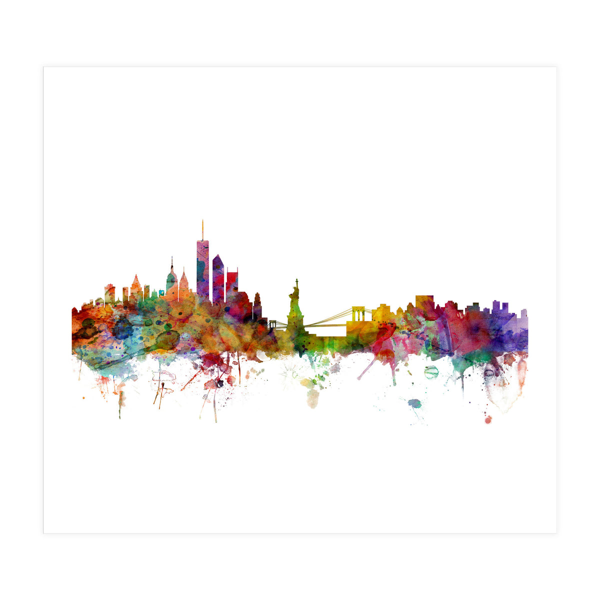 New York Skyline (Print Only)