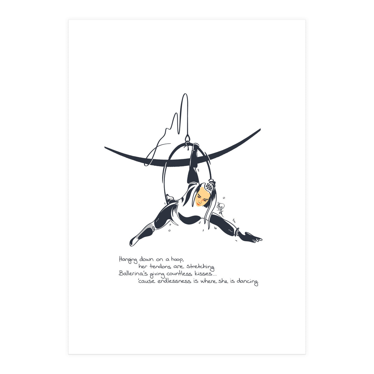 Hoop Balerina 1 (Print Only)