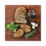 Bread, rosemary, basil and olive oil (Print Only) thumbnail