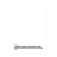 LARGO CARLO GOLDONI (Print Only)