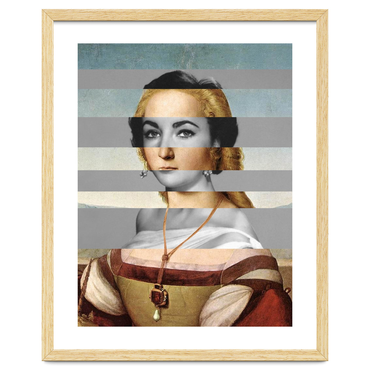 Rafael Portrait of Young Woman with Unicorn & Liz Taylor