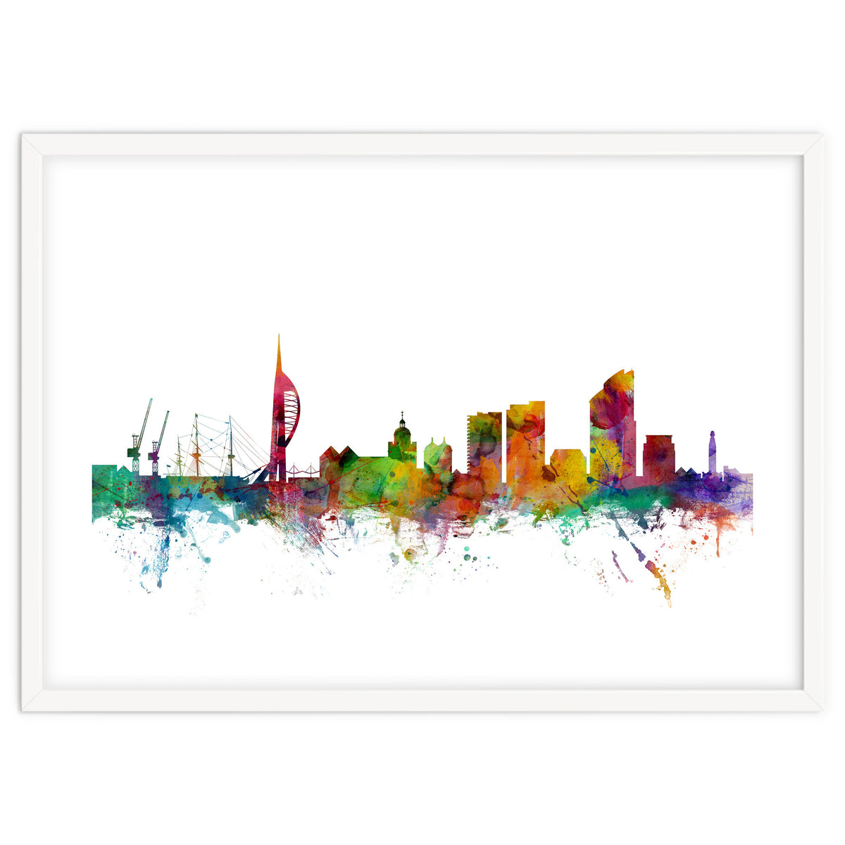 Portsmouth England Skyline