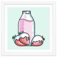 Cute Strawberry Milkshake
