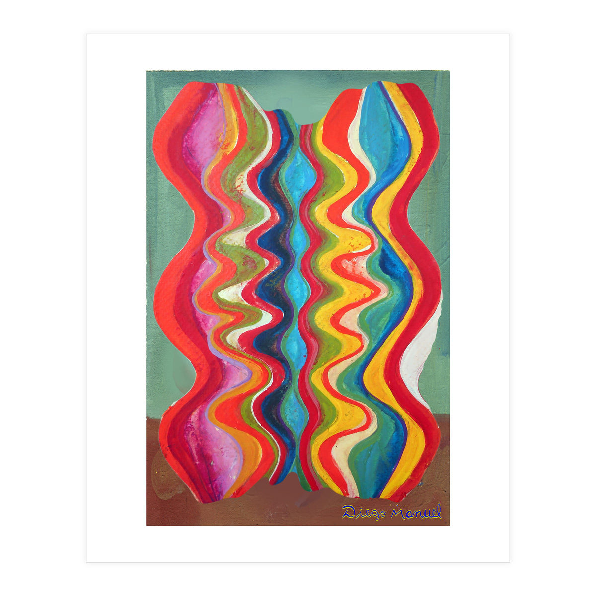 Pop Abstract Asimetrico A8 (Print Only)