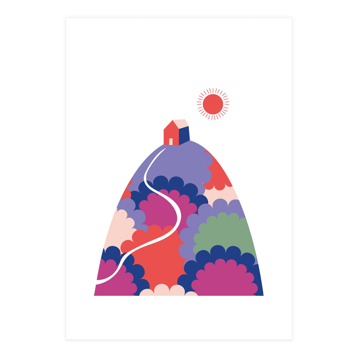 Dream House 1 Rgb  White (Print Only)