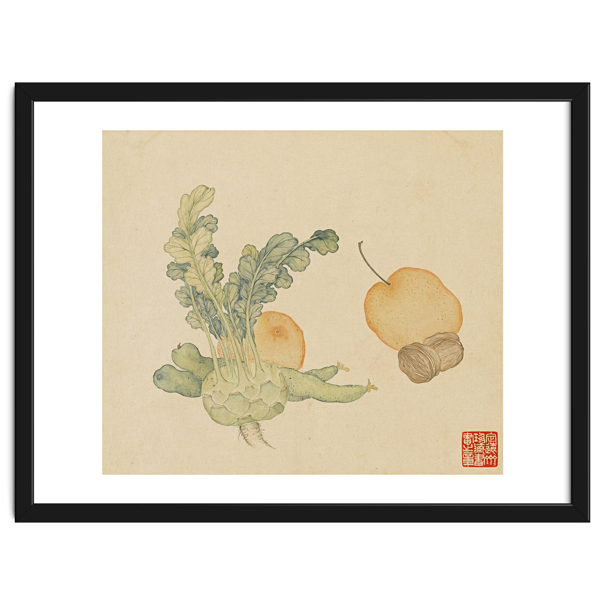 Wang Chengpi ~flowers And Vegetables, Vegetables, Fruits, Epiphyllum, Pears, Peppers