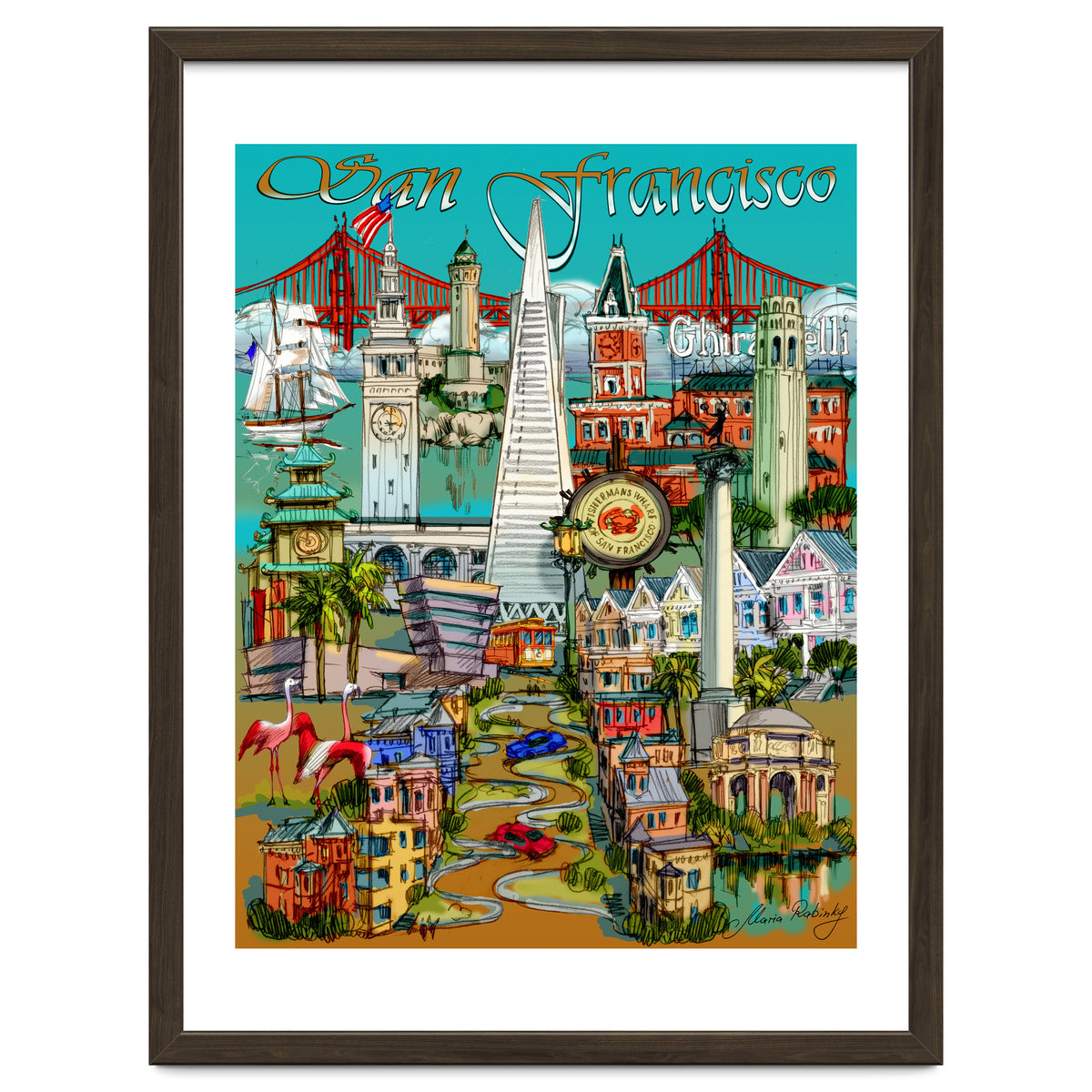 San Francisco Illustration