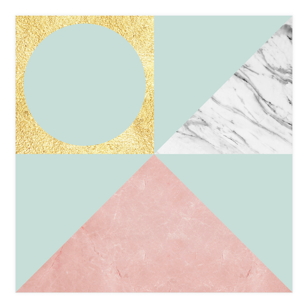 Marble and gold II (Print Only)