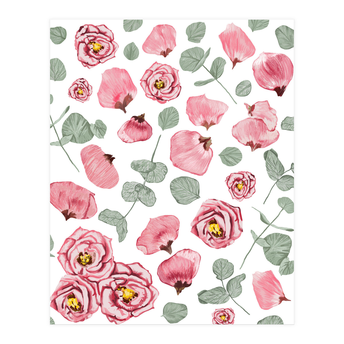 Rosy Romance (Print Only)