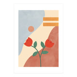 Rose Flower Abstract Botanical Modern (Print Only) thumbnail