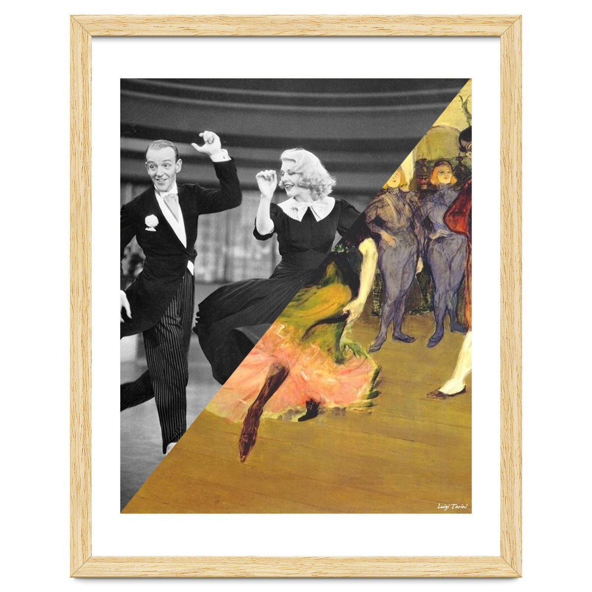 Toulose Lautrec's Dance At The Mouline Rouge & Ginger Rogers