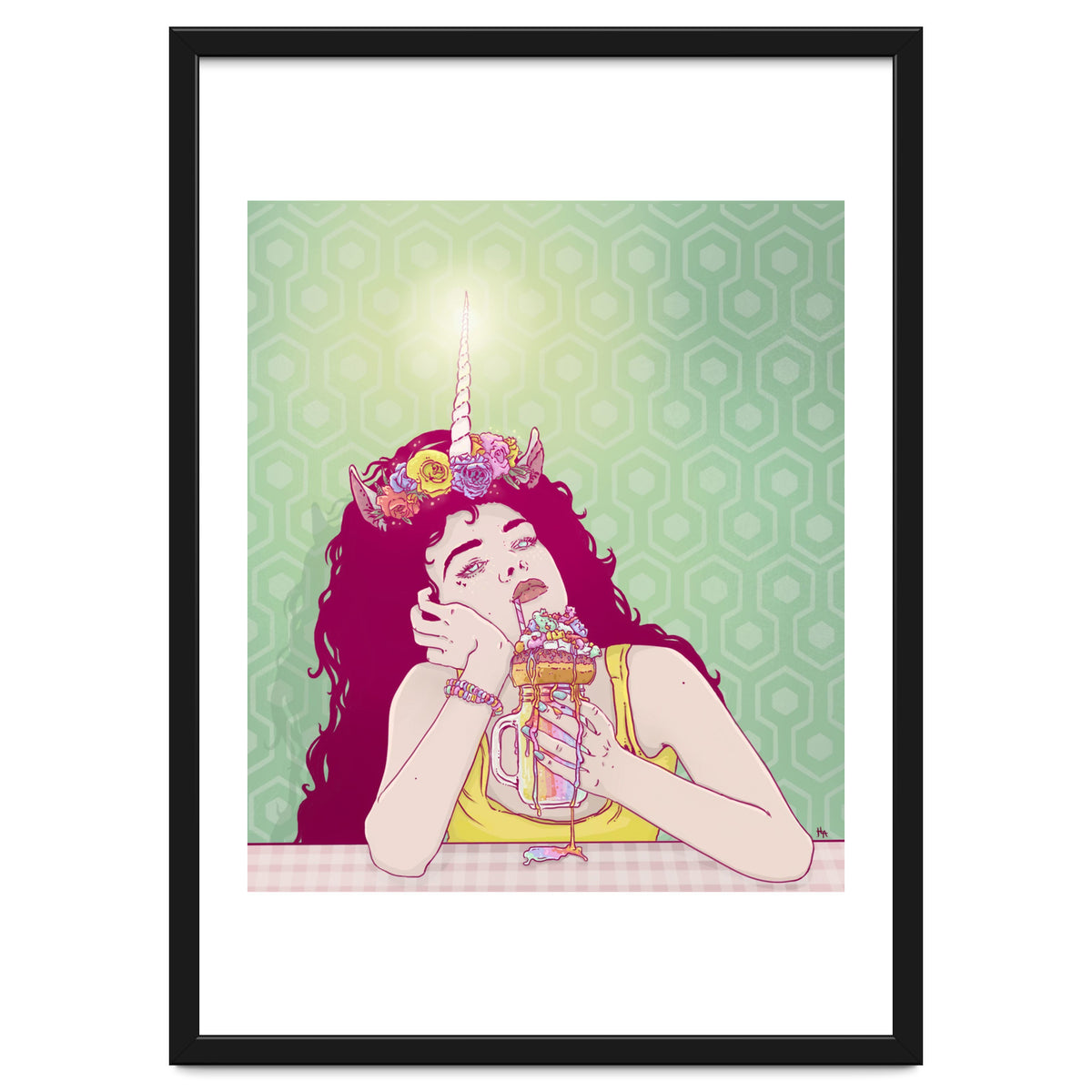 Unicorn Freakshake Lady