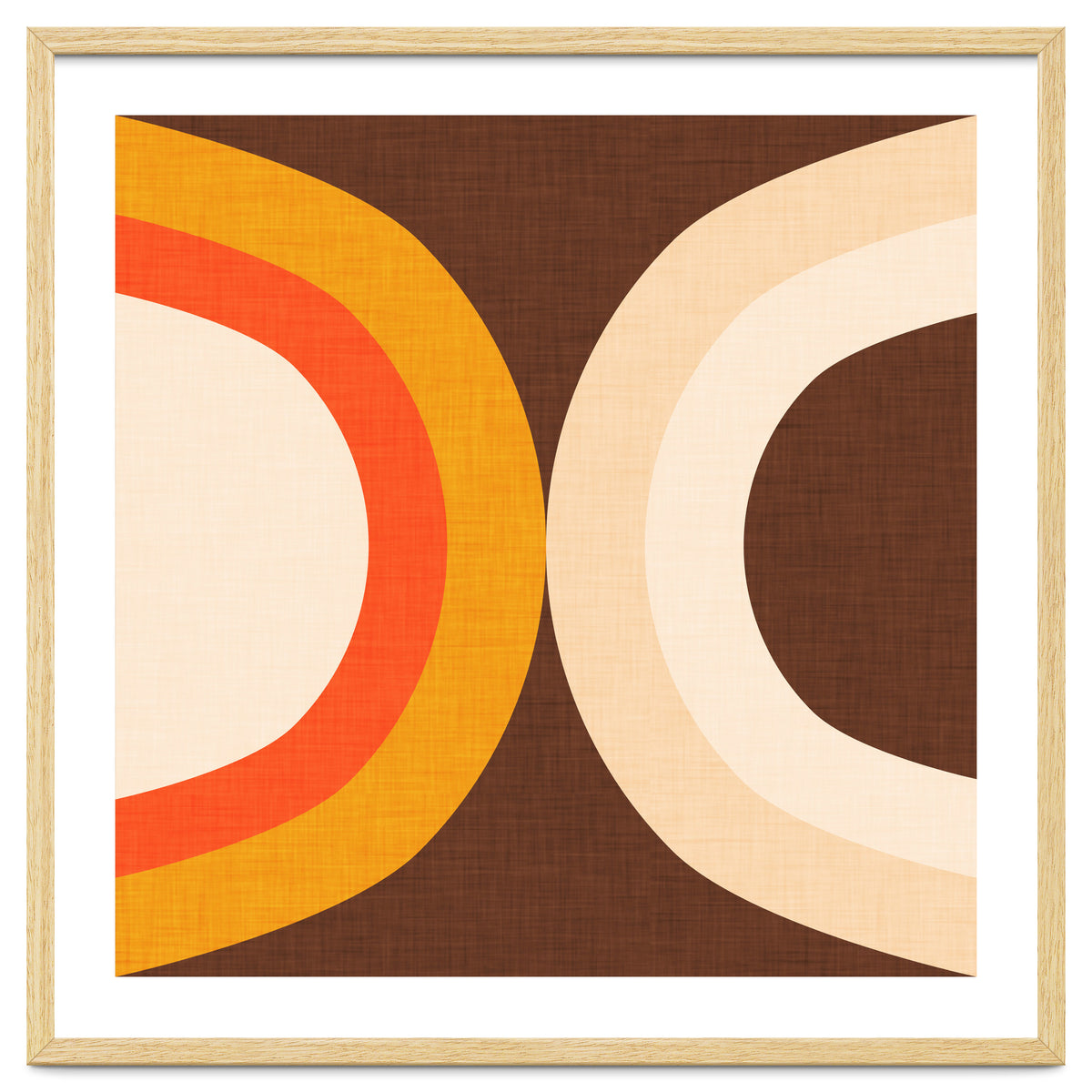 Classic Mid Mod Dot Brown