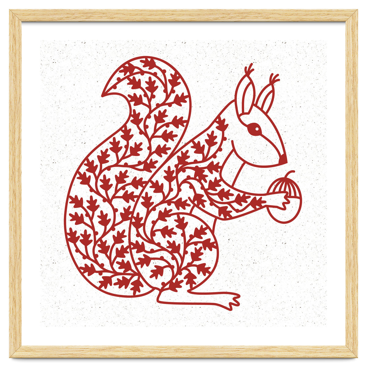 Squirrel Papercut