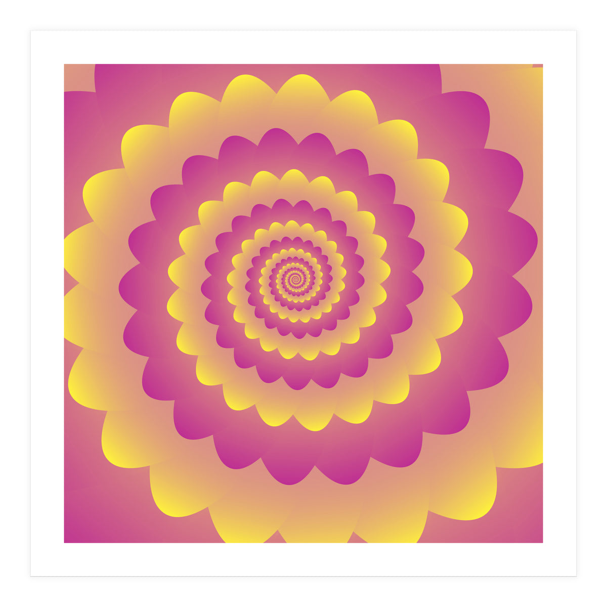 Indain Rangoli Pattern  (Print Only)