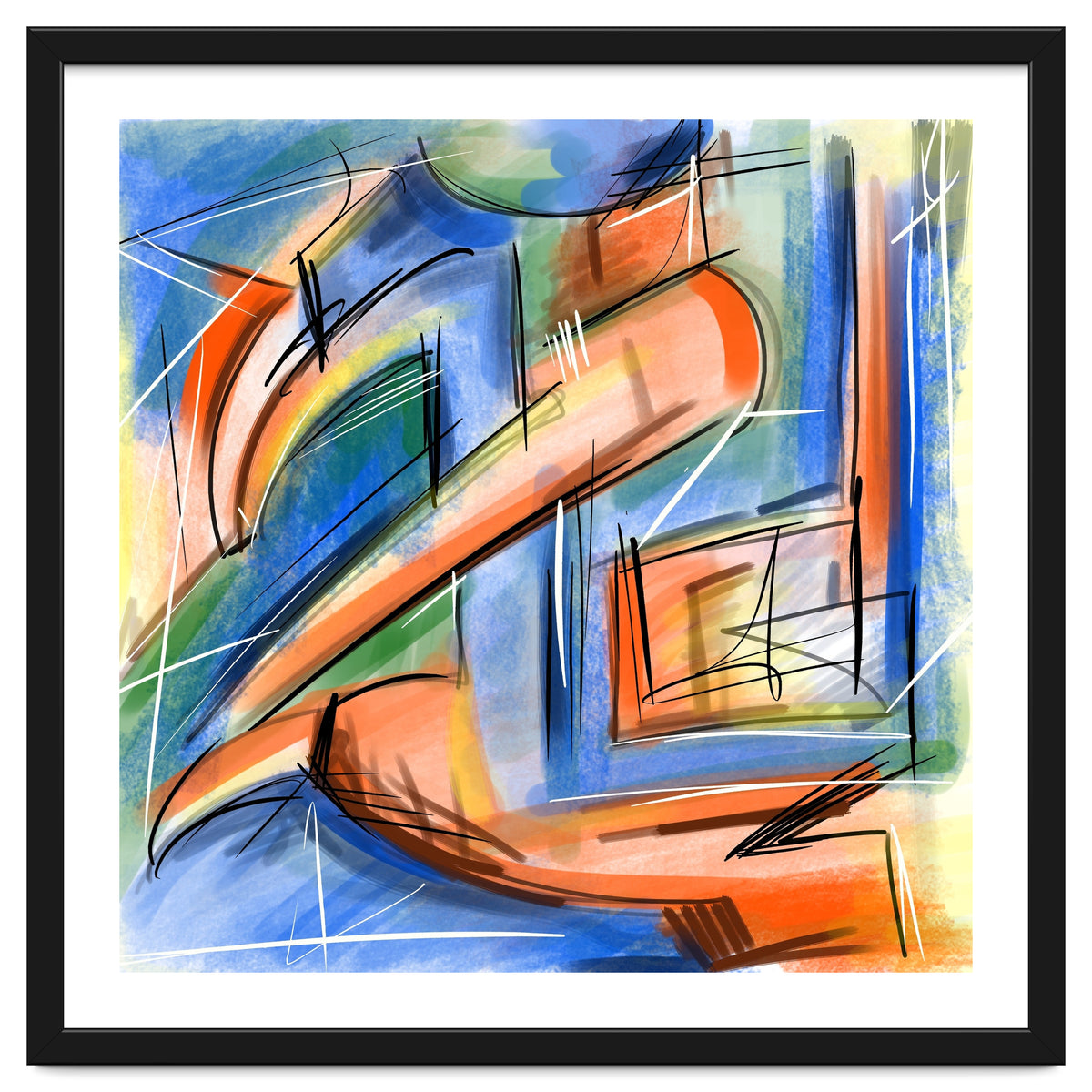 Emersions In Blue And Orange