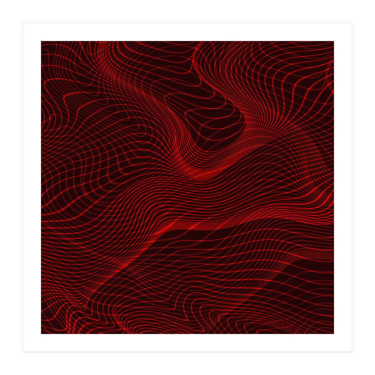 Waves Red (Print Only)