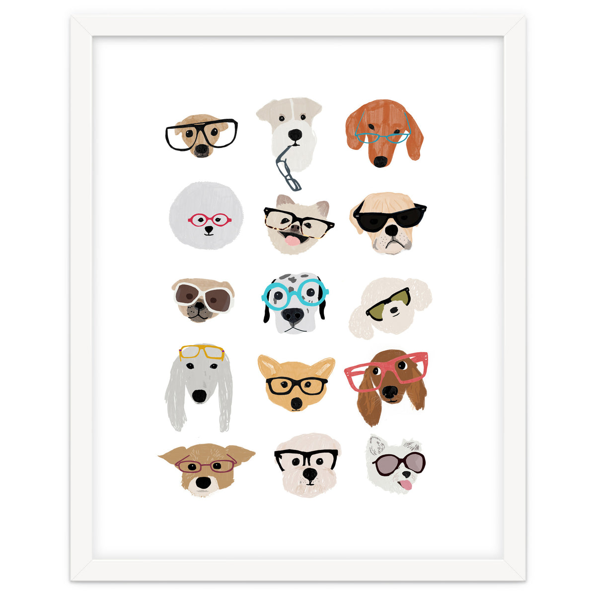 Dogs in Glasses