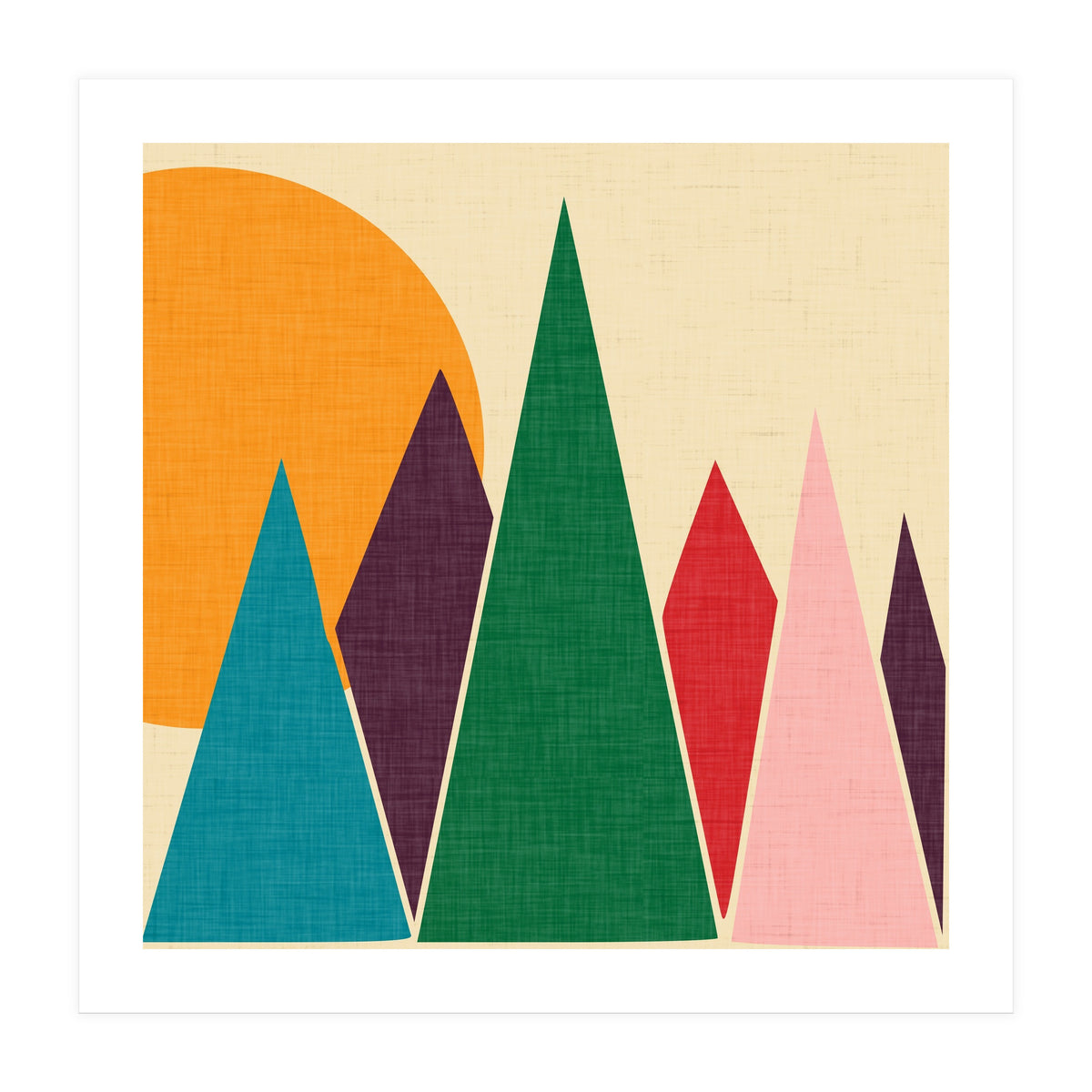 Wondering Solar Mountain  (Print Only)