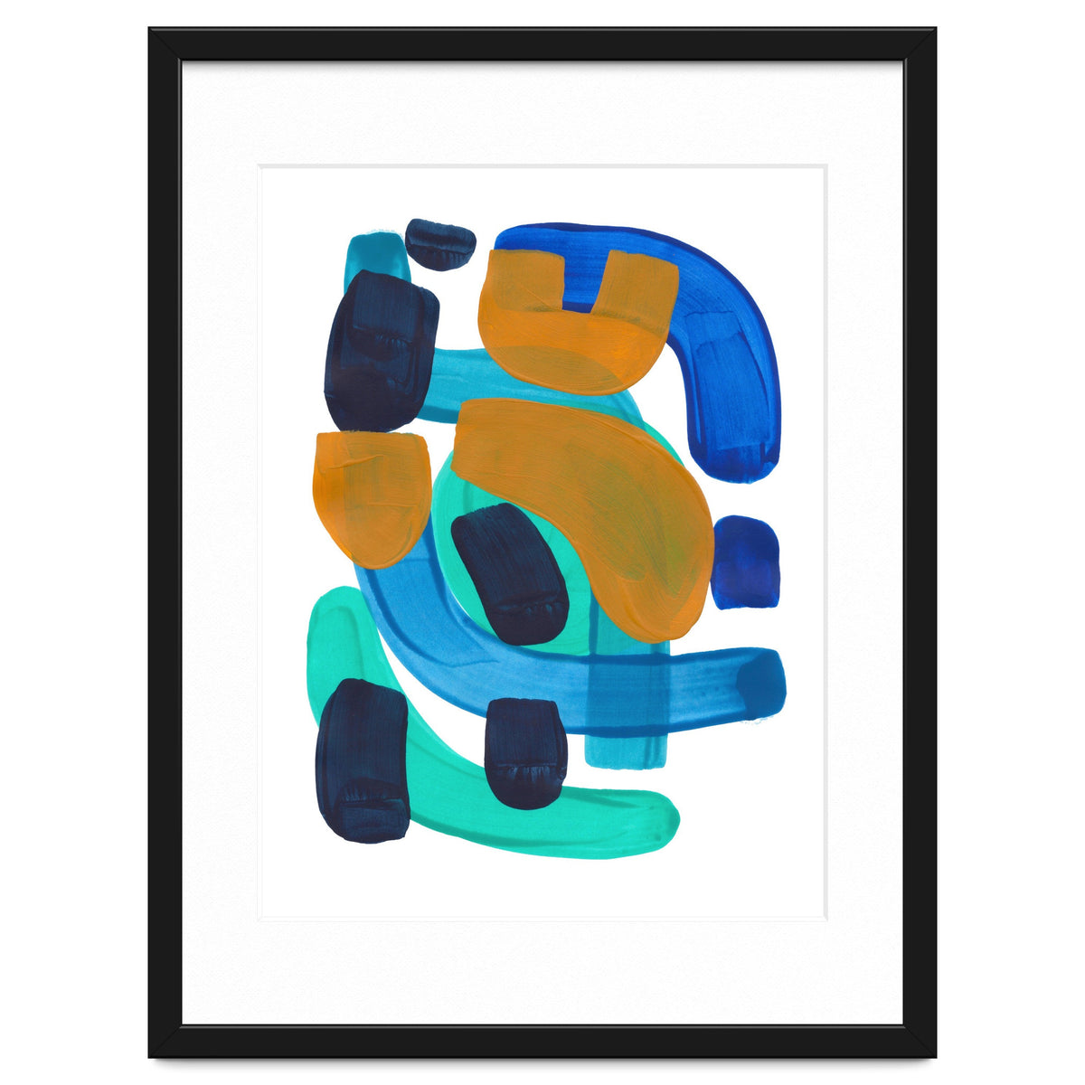 Marine Shapes Yellow Accent