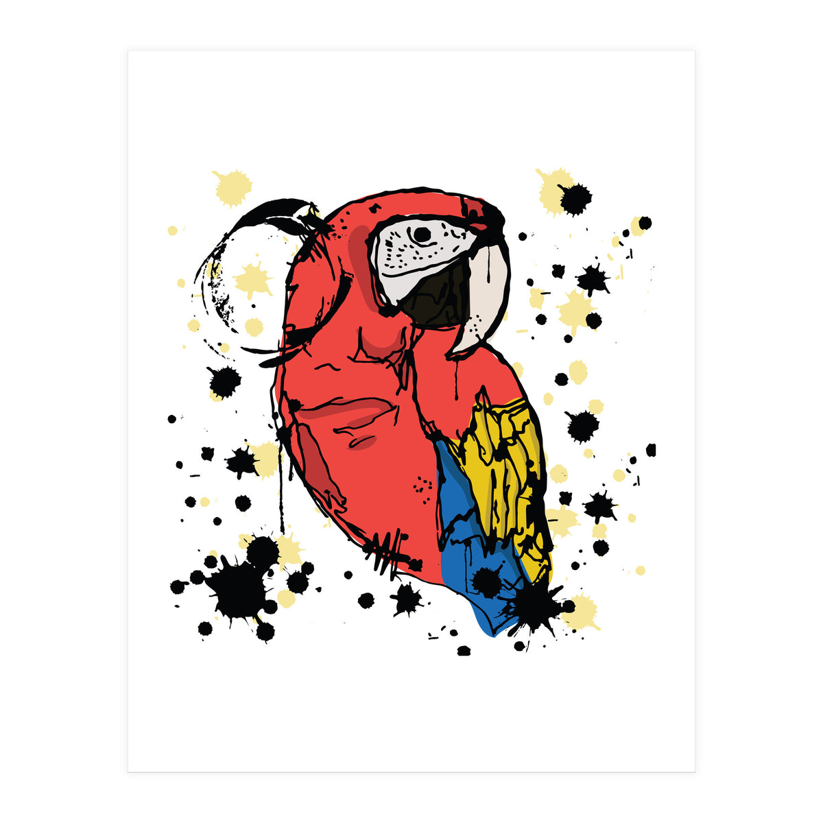 Guacamaya sketch (Print Only)