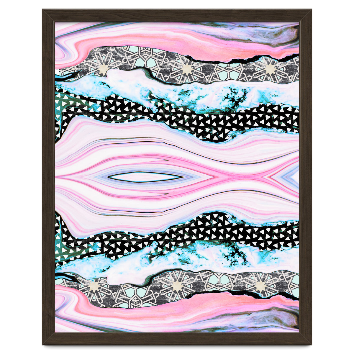 Abstract shapes of marble and patterns