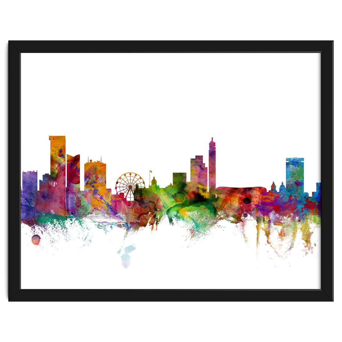 Birmingham England Skyline